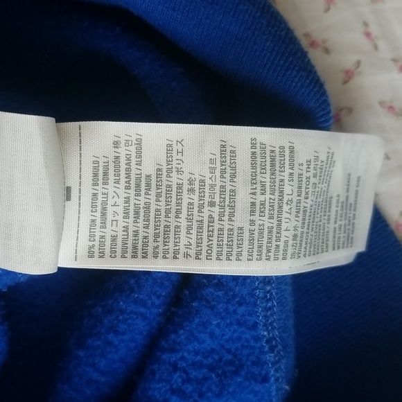 Hollister Patch Logo Royal Blue Hoodie - Picture 4 of 7